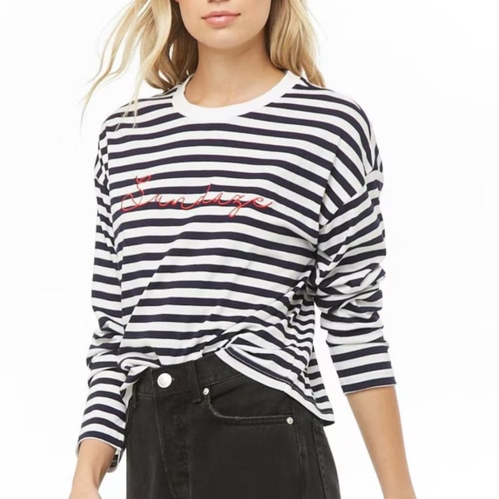 FOREVER 21 Sundaze Long Sleeve Tee